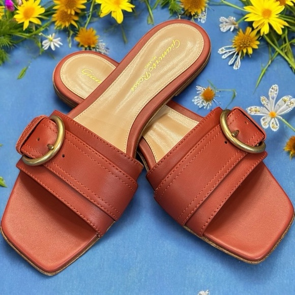 🩷Gianvito Rossi Buckle🩷 Slide NWOB Size 5.5